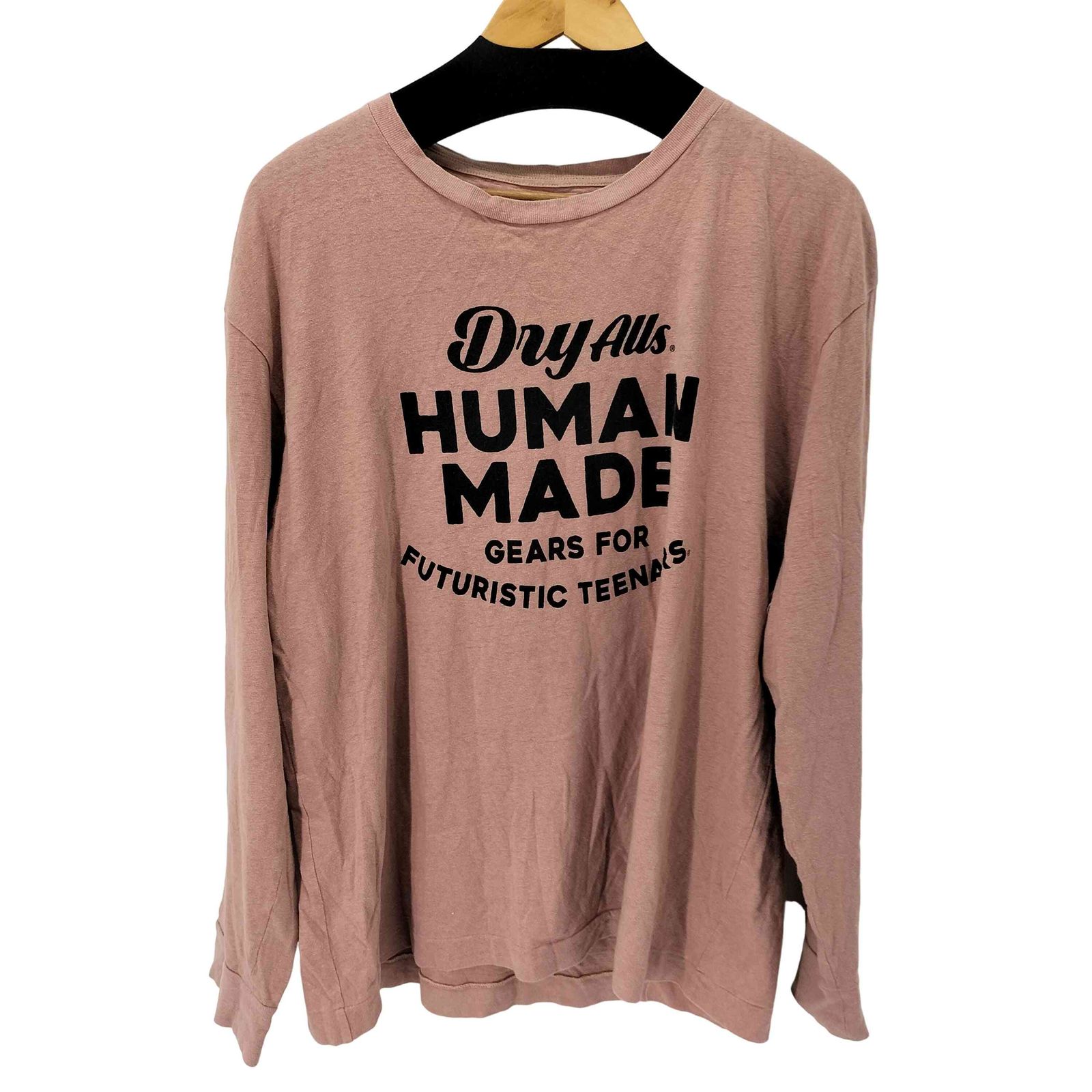 ヒューマンメイド HUMAN MADE Dry Alls メッセージプリントL/Sカットソー メンズ JPN：L 