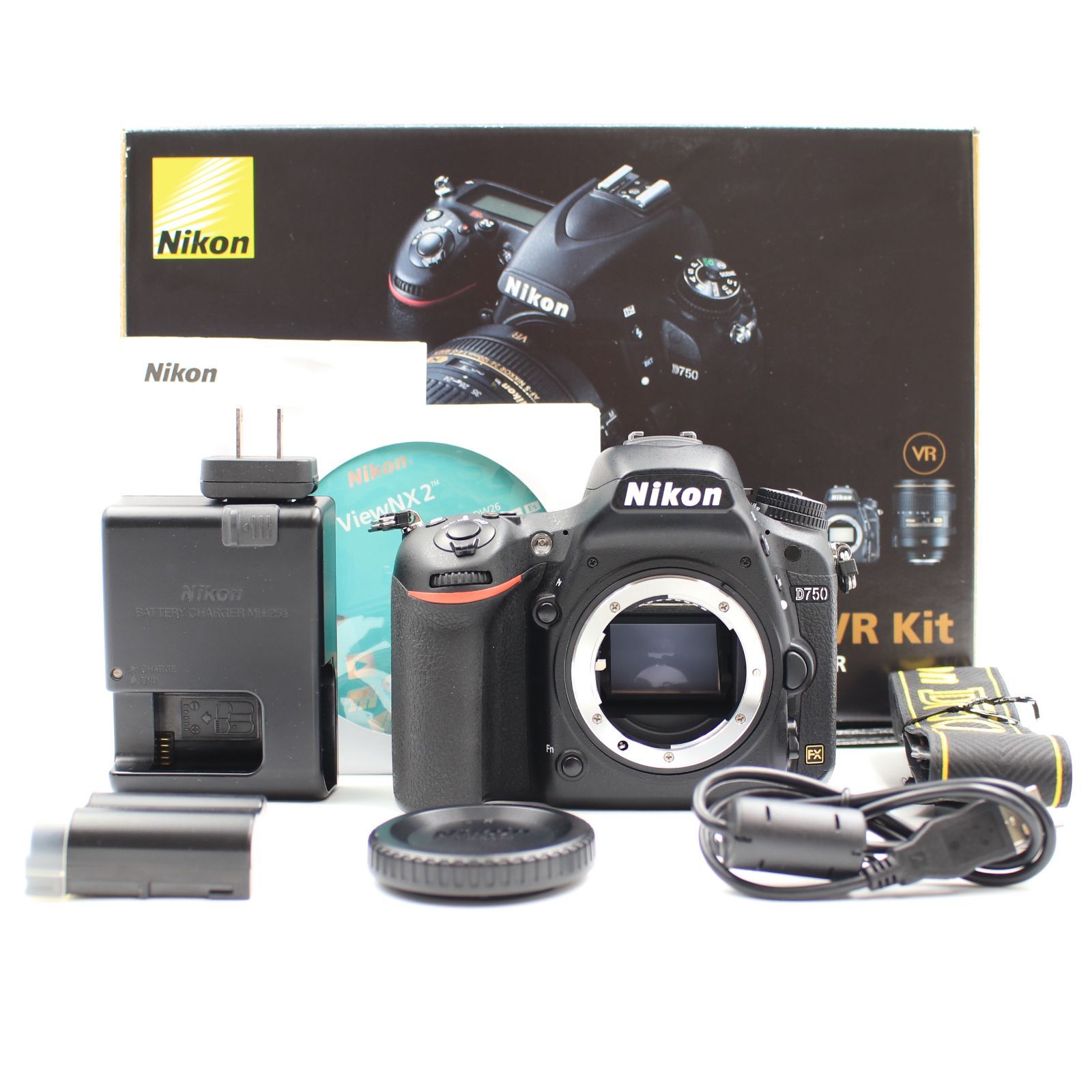 ■新品級■ ニコン Nikon D750 ボディ ≪シャッター2300回≫ Nikon ニコン デジタル一眼レフカメラ D750 ボディ ブラック