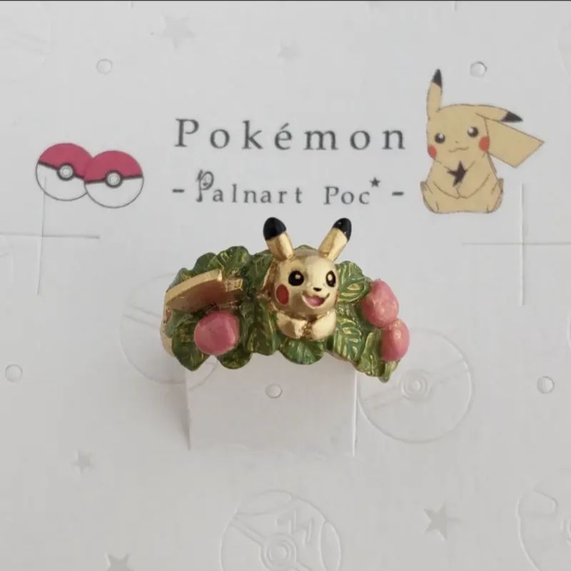 送料無料 パルナートポック ピカチュウ お花畑 リング フリーサイズ