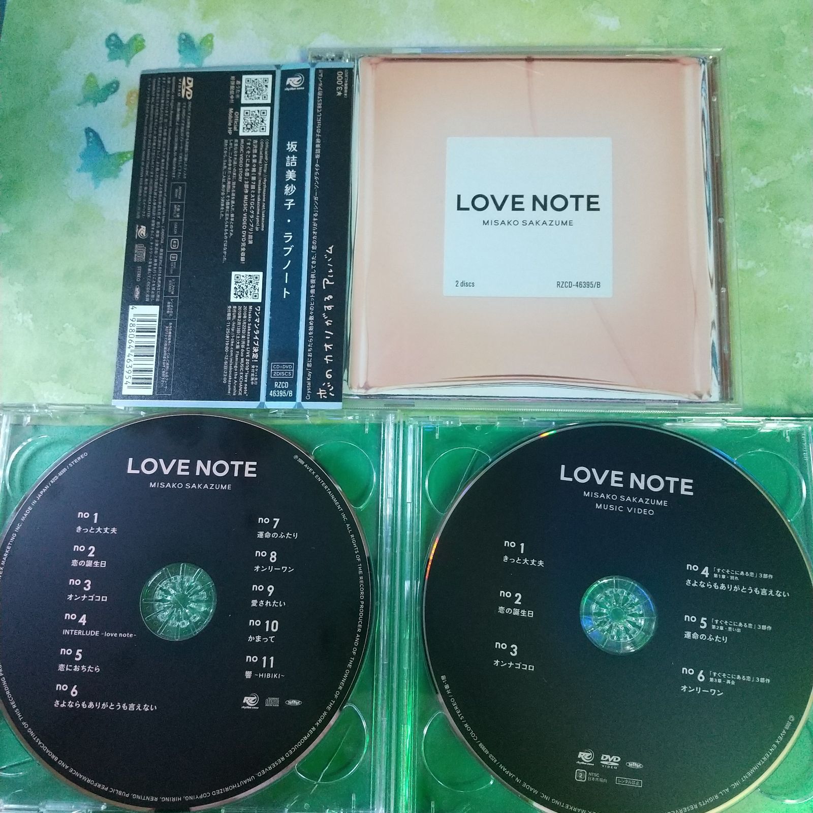 坂詰美紗子❤️『Love note』初回限定盤【CD+DVD】❤️恋したくなる、究極のラブチューン集。