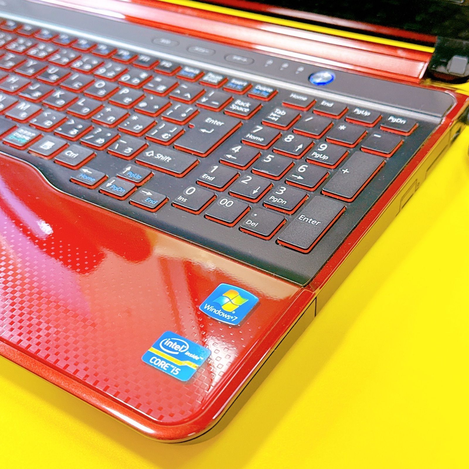 限定1台✨Core i7 爆速SSD Windows11 薄型ノートパソコン赤 新品