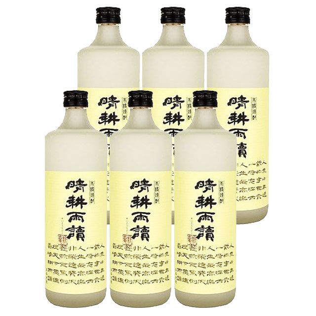 晴耕雨読 白麹 (せいこううどく)25度 720ml×6本 芋焼酎 公式 佐多宗二