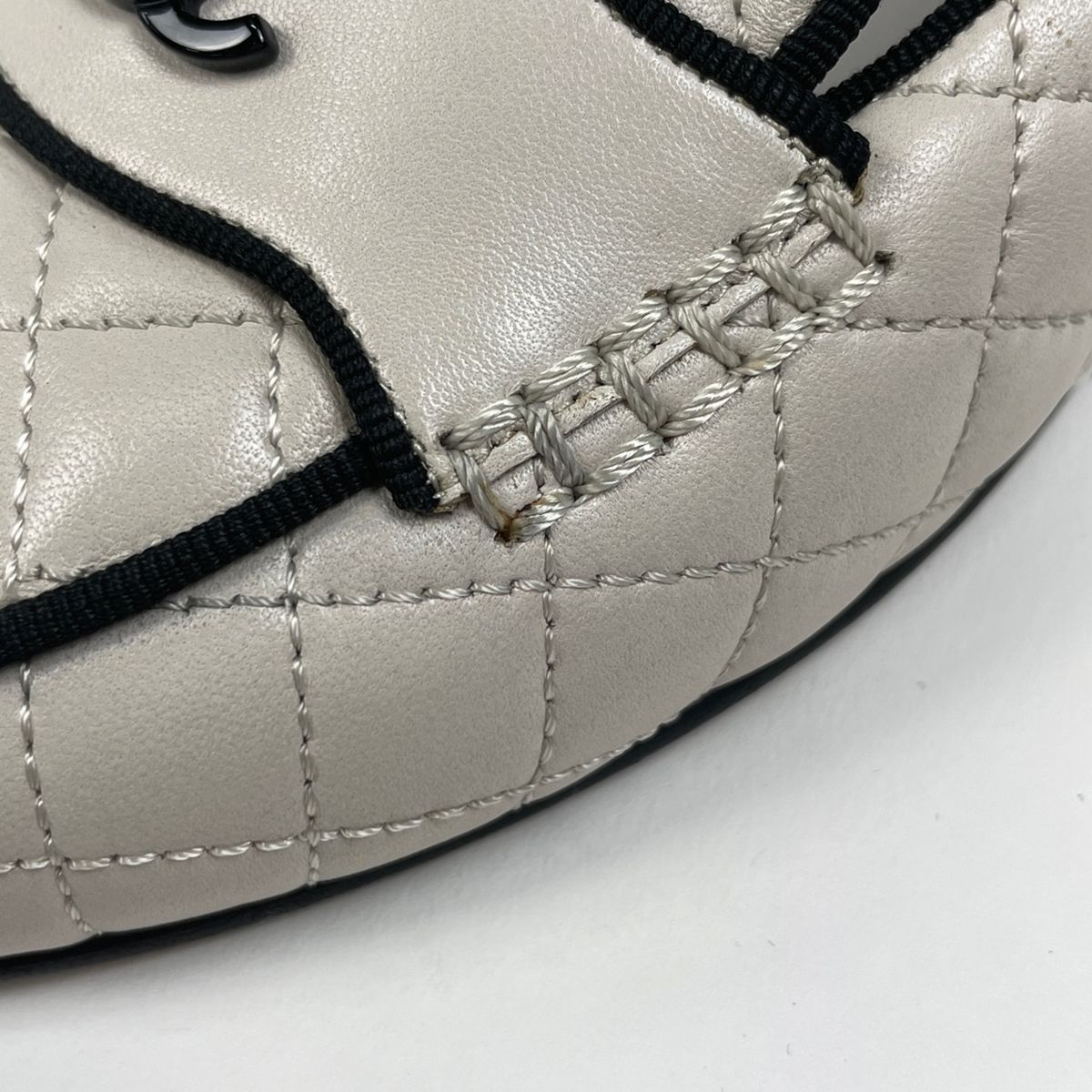 シャネル CHANEL ココマーク ローファー マトラッセ キルティング 靴 ローファー レザー オフホワイト レディース WWW_WOWDIGSITE_COM