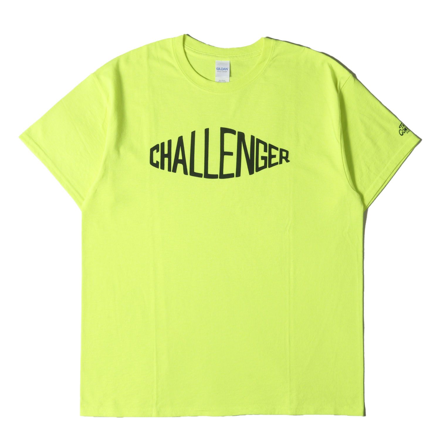 CHALLENGER チャレンジャー 長袖Tシャツ tee イエロー XL 黄色 美品】CHALLENGER チャレンジャー Tシャツ イエロー サイズ:L