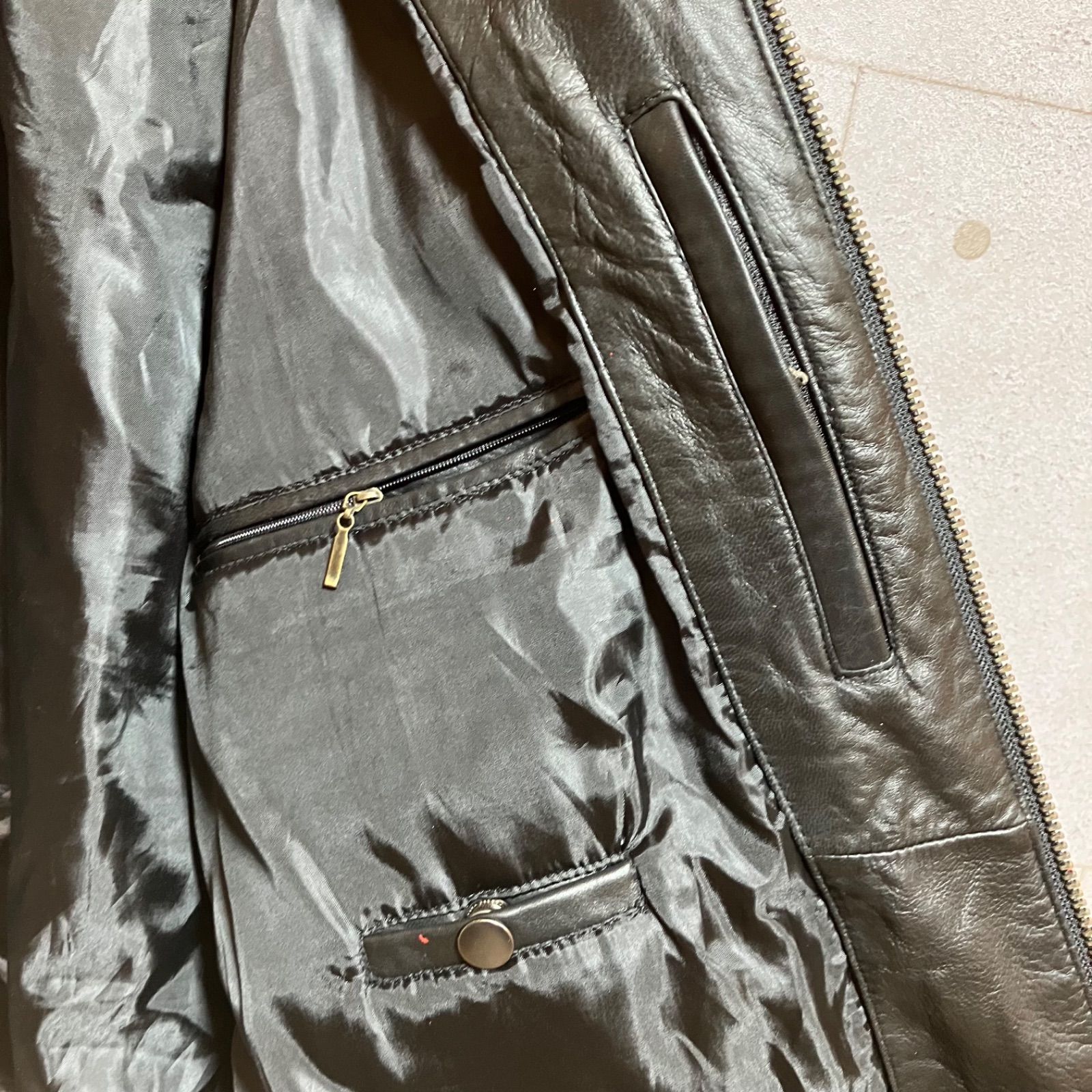 古着 WILSONS LEATHER ライダースジャケット レザージャケット