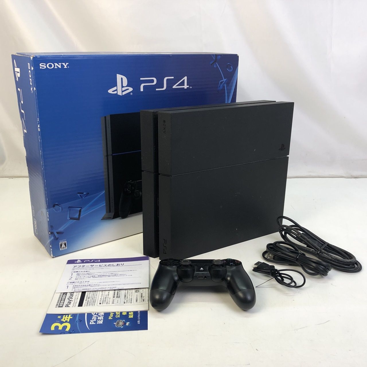 01w-2840 〇 PS4 CUH-1200A BO1 Jet Black 500GB SONY 動作確認済み 