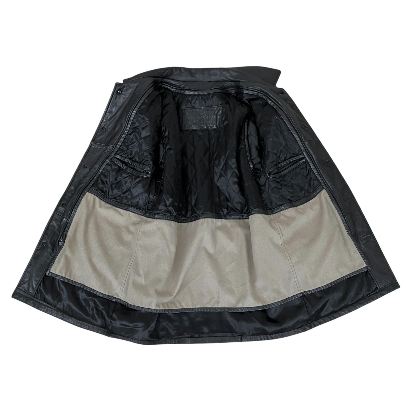 BUGATCHI ブガッチ ブラック レザージャケット ライダース その他 L USTAUSTRALIA_COM_AU