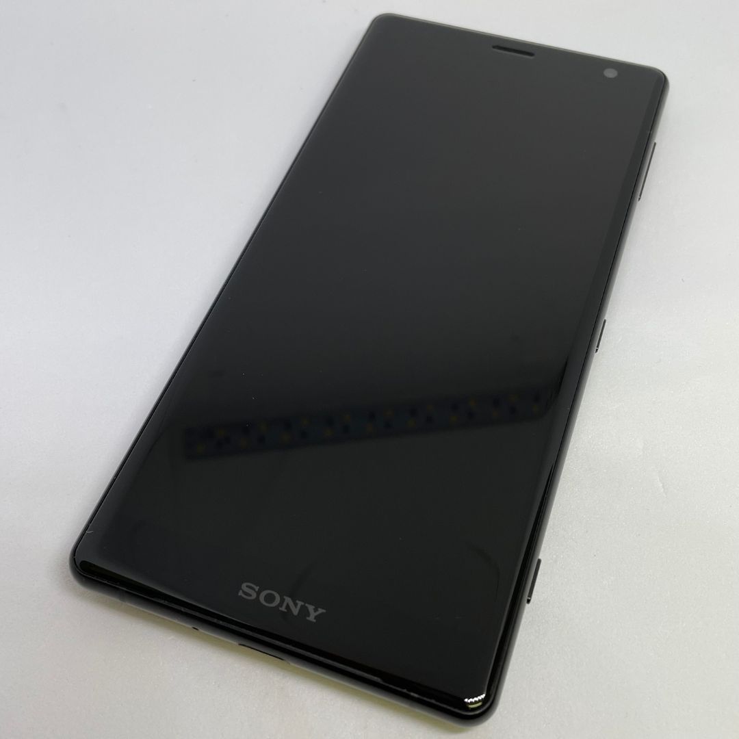 【中古品】au Xperia XZ2 SOV37 ブラック SIMロック解除済