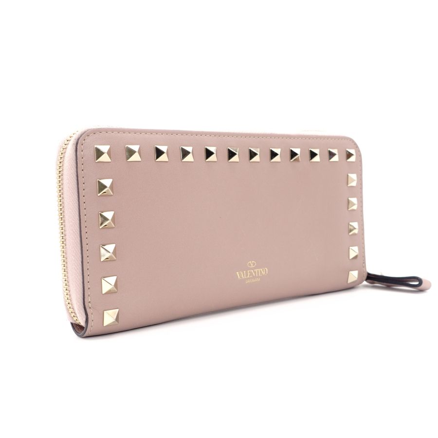 valentino garavani 長財布 ◇VALENTINO GARAVANI⁄ヴァレンティノガラヴァーニ◇レザースタッズ三
