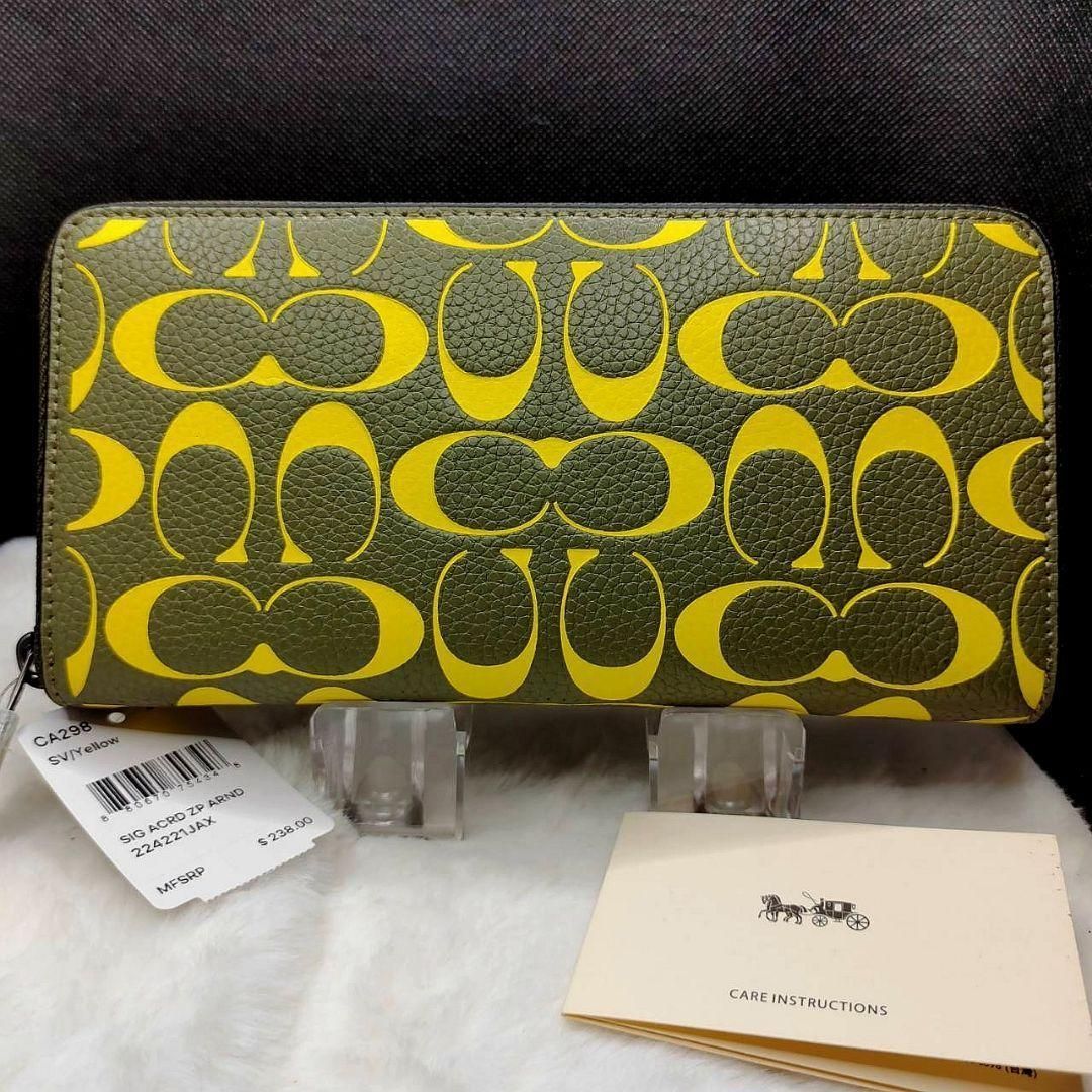 COACH(コーチ) 長財布【ロングジップアラウンドウォレット】品番:CA298