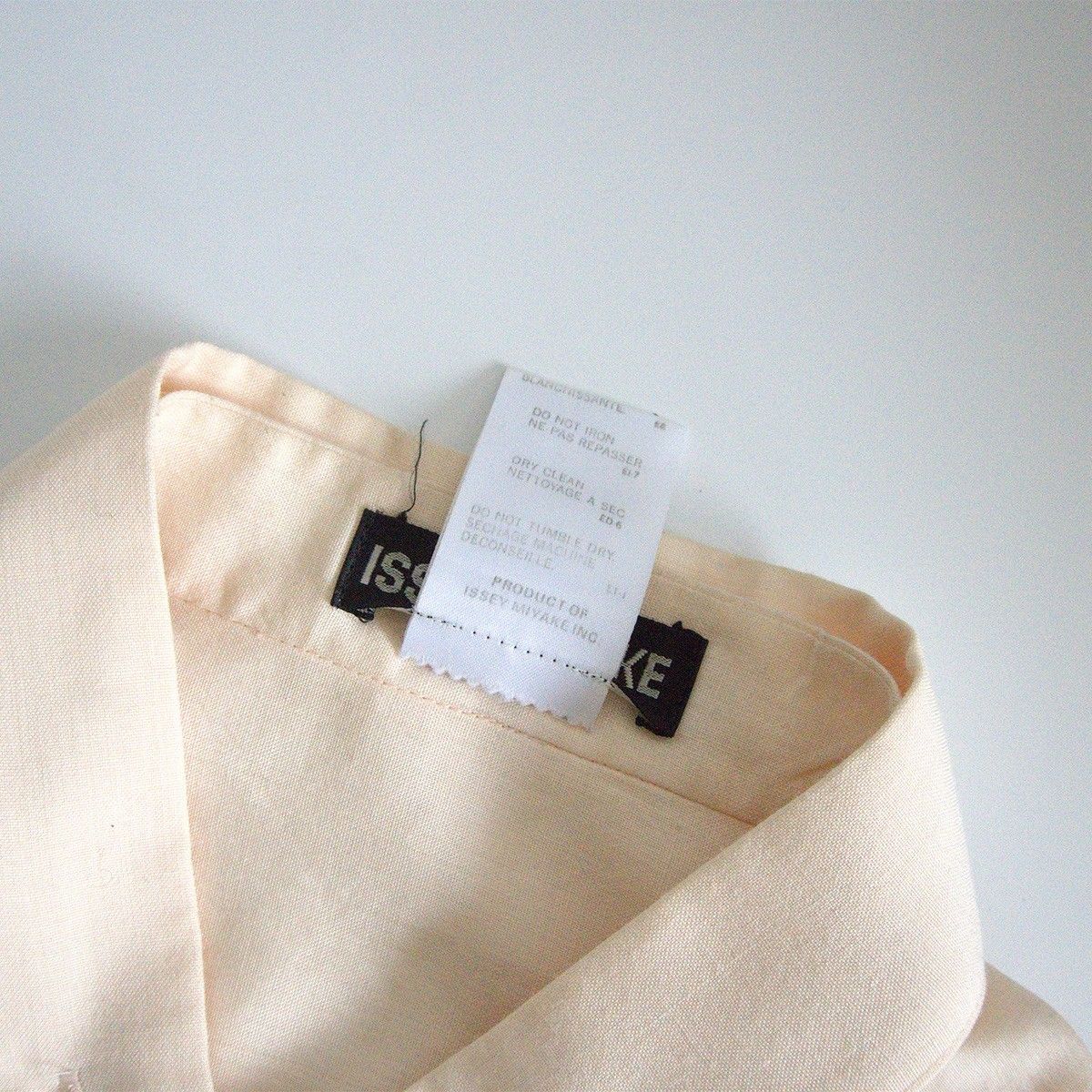 美品】ISSEY MIYAKE 【プリーツ加工 オーバーシルエット シャツ】 L  