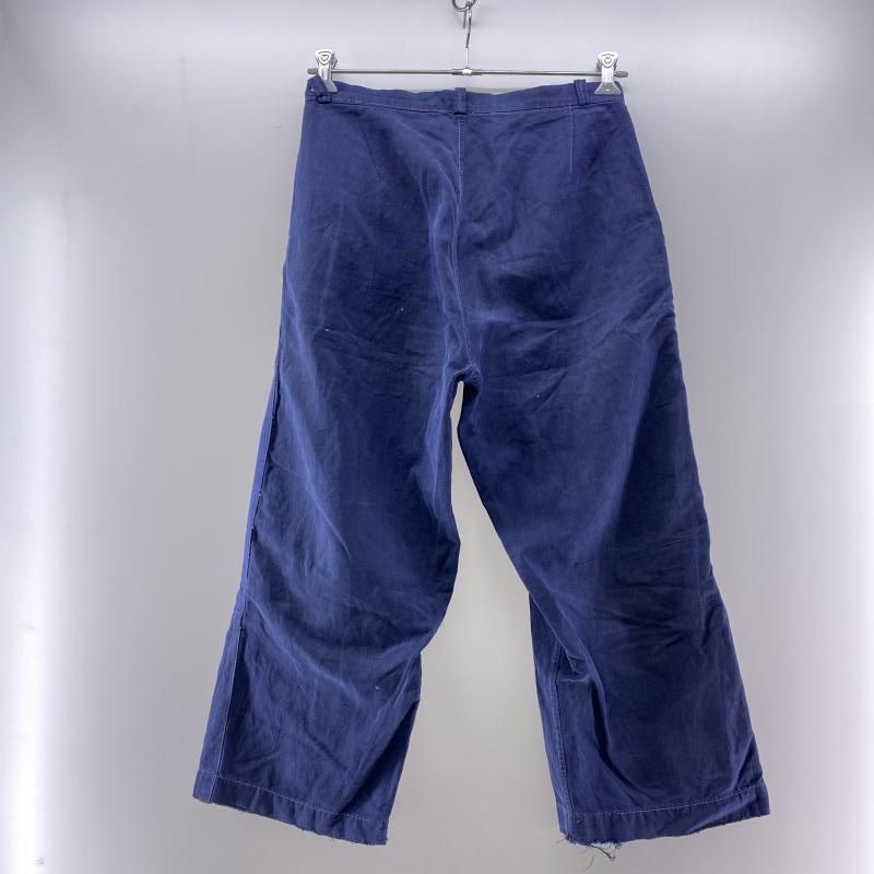 中古】40～50s フレンチワーク メティス インディゴリネン ワーク 