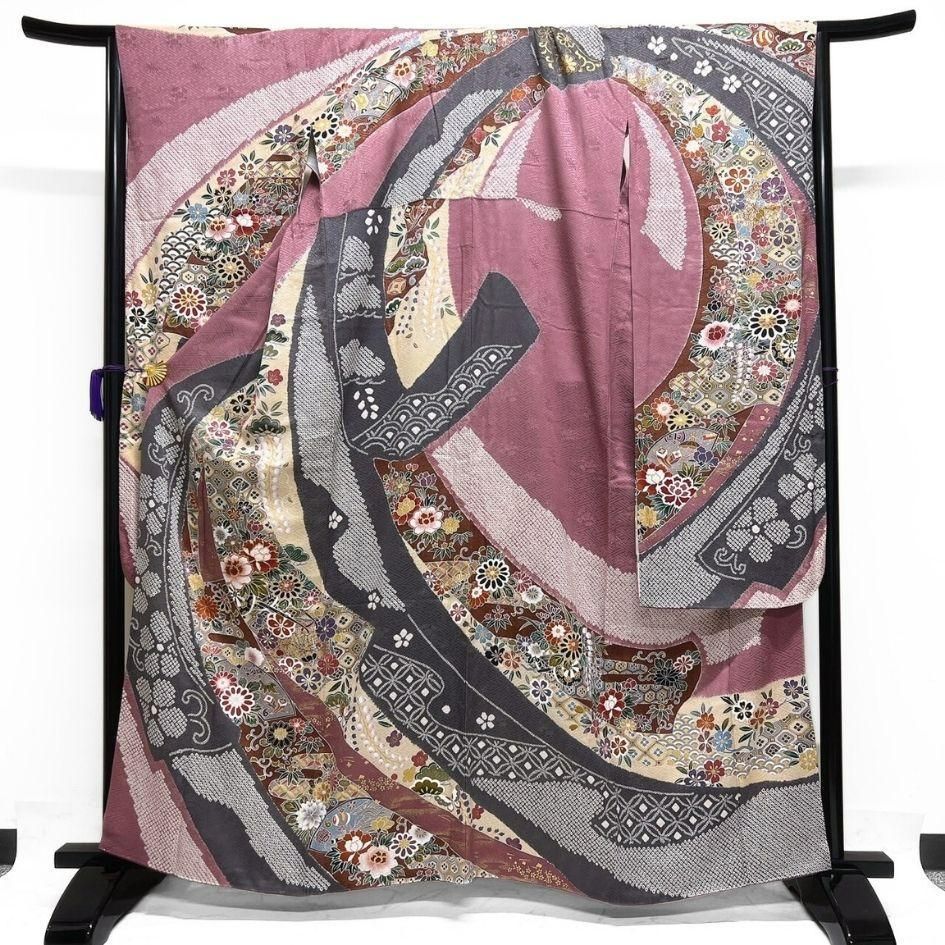 ☆専用です☆振袖フルセット(7点)・成人式・金駒刺繍・金彩加工・絞り・モダン 金駒刺繍 金彩 絞り 牡丹 束熨斗 振袖 着物 012a p 2025年最新】金