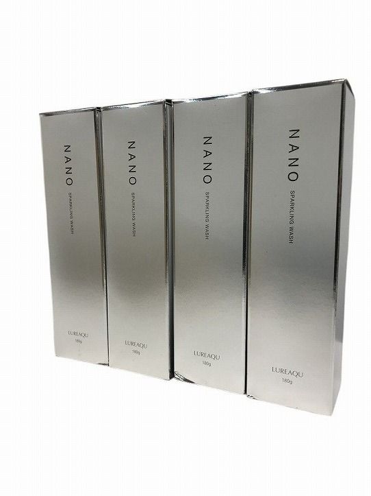 未開封 LUREAQU ルリーク NANO スパークリング ウォッシュ 洗顔料 180g 4点 AQK630802相