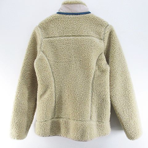 パタゴニア Patagonia アウトドアウェア 23074 ボア フリース ジャケット ブルゾン XS ベージュ ジップアップ 切替