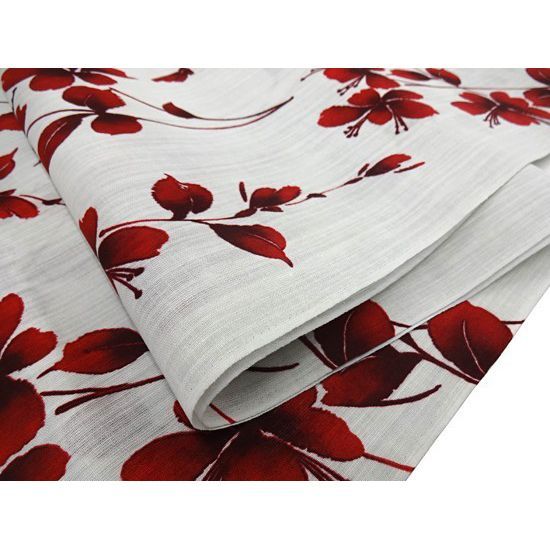 浴衣 反物 レディース[つやび×雅姫] 綿麻 花 薄グレー 9TM-4 - メルカリ 