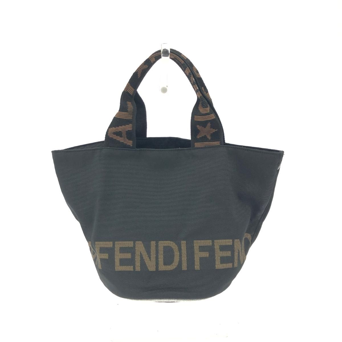 FENDI フェンディ ミニトートバッグ ロゴ ヴィンテージ ナイロン 