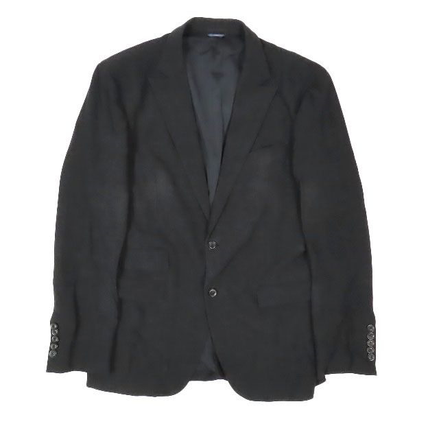 <美品>LARDINI 新ロゴ ネイビー ウール リネン シルク ジャケット48 美品>LARDINI 新ロゴ ネイビー ウール リネン シルク ジャケット48 ALL