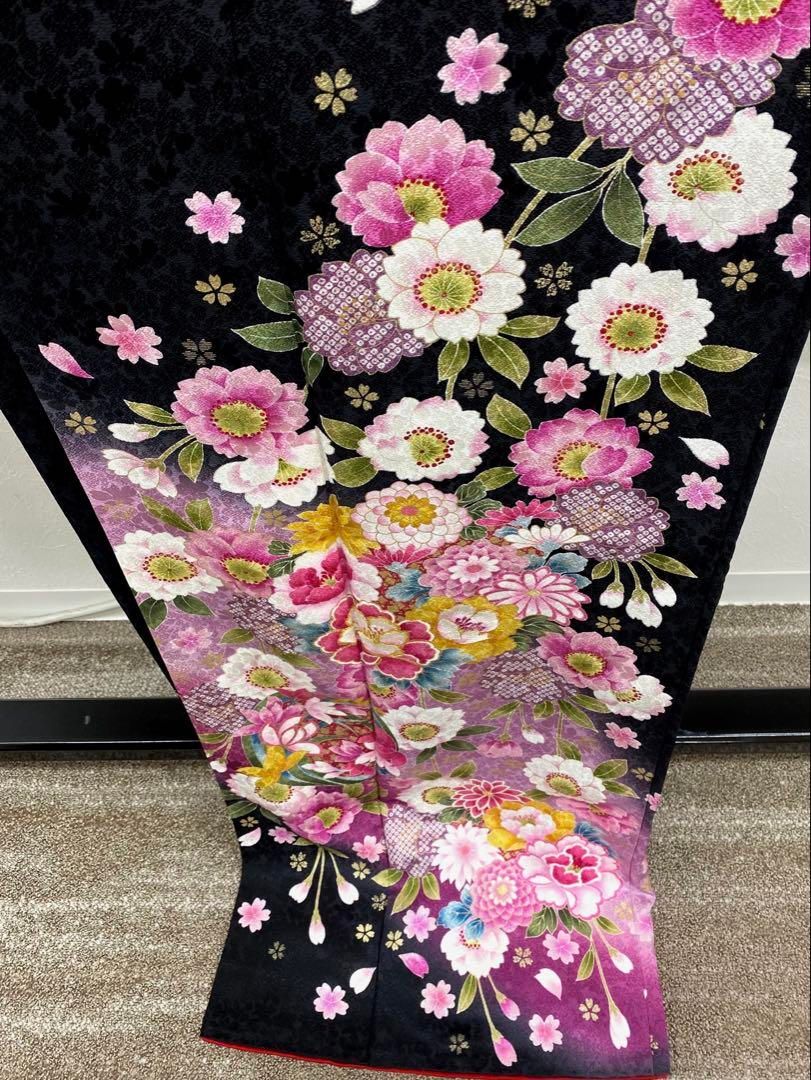 振袖 豪華 刺繍 金彩 紋意匠 身丈172cm - メルカリ