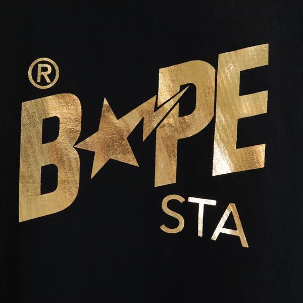 アベイシングエイプ ロゴプリント 半袖 Tシャツ 2XS ブラック系