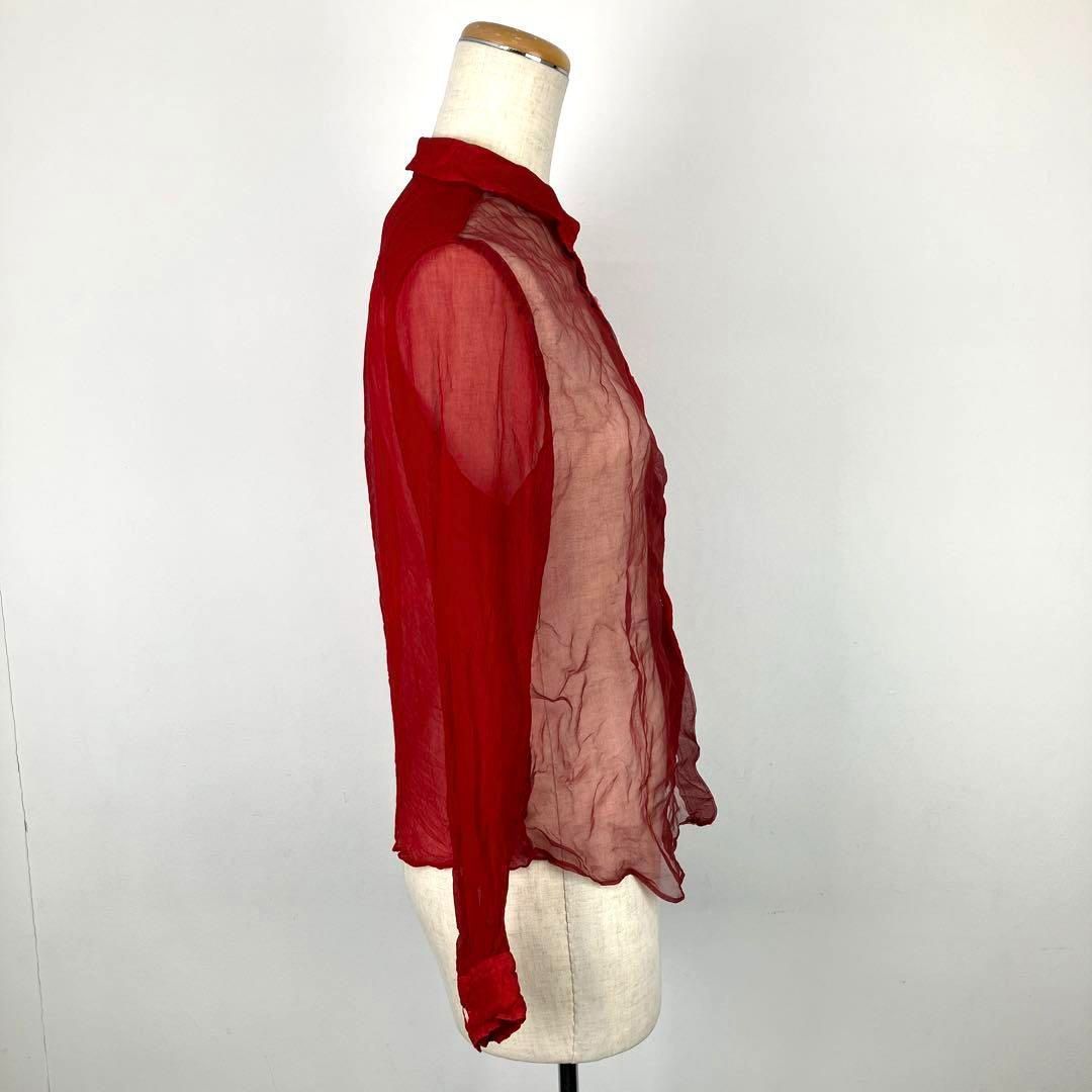 COMME des GARCONS コムデギャルソン オーガンジー長袖スタンダード