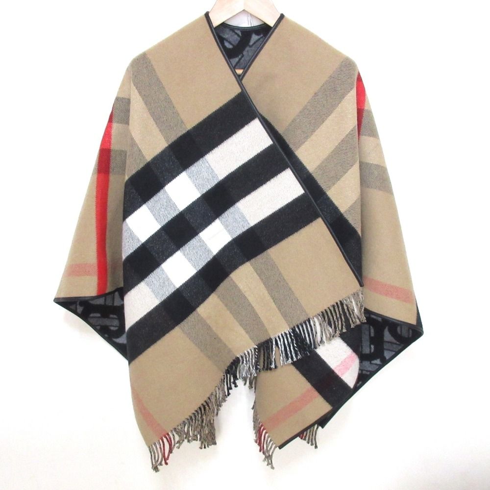 スペシャルオファ 良品 BURBERRY TB ウールカシミヤ ノバチェック柄 バーバリー ジャケット・アウター