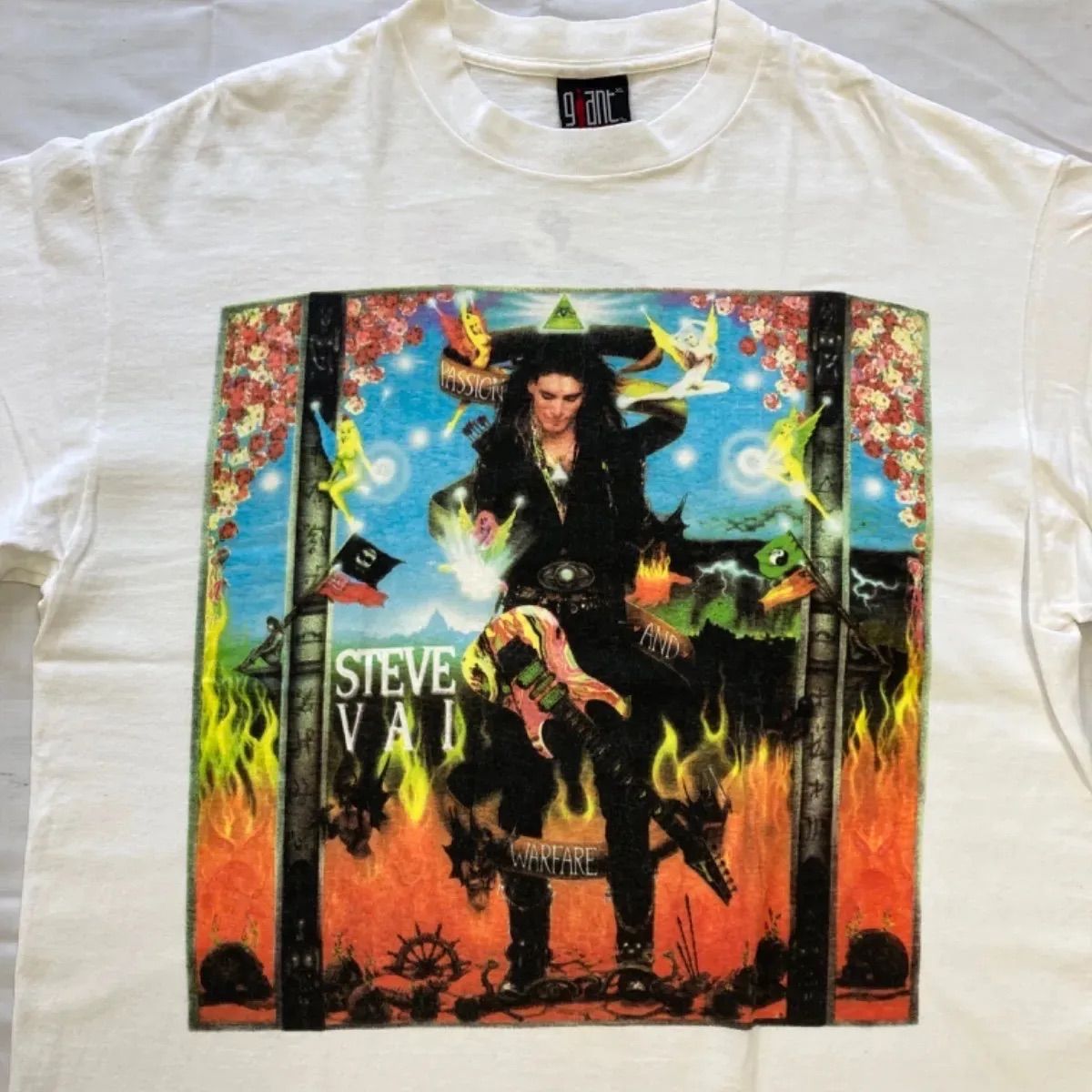 ビンテージ STEVE VAI スティーブ ヴァイ バンド ツアーTシャツ