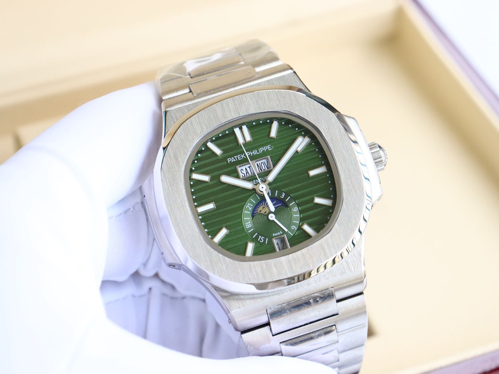 Patek Philippe オーデマピゲ ナチュラル マルチファンクション - ケース カード 袋付き| | ♥