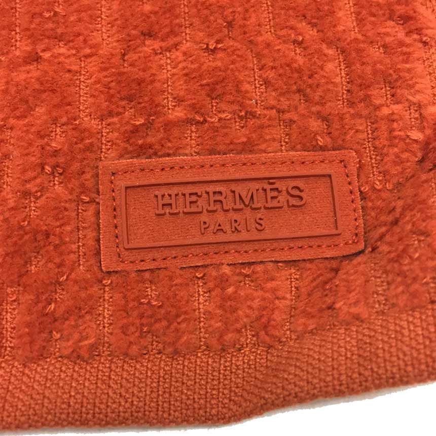 セール HERMES エルメス ハンドタオル タオル CARRE JACQUARD FACE