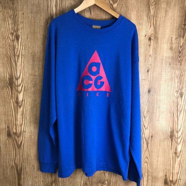 NIKE ACG ロゴ プリント ロンT 長袖 メンズ M サイズ アウトドア ストリート アメカジ 古着 e24062416