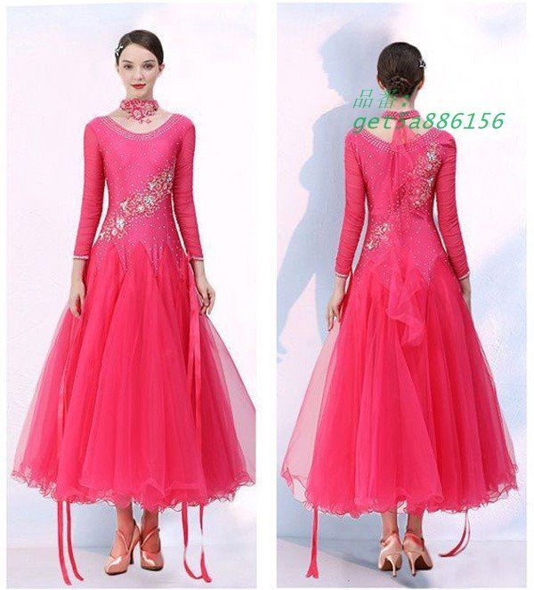 社交ダンス ドレス 社交ダンス衣装 ワンピース 広がる裾 発表会競技着 練習着 演出用 ワンピース get5a886156 LLC-HASEGAWATOSO_COM