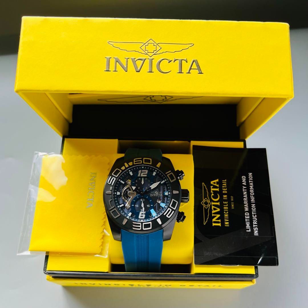 インビクタ INVICTA 腕時計 メンズ ブルー ブラック 新品 クォーツ