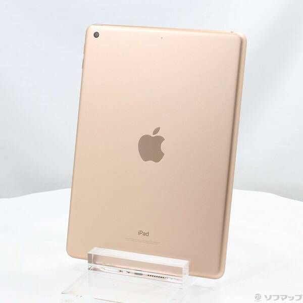 中古品〕 iPad 第6世代 32GB ゴールド MRJN2J／A Wi-Fi【262