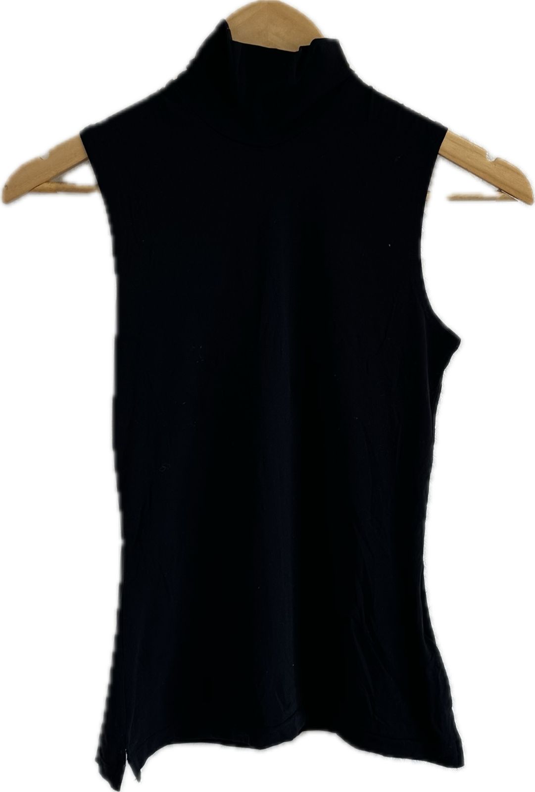 Y's　ワイズ　ヨウジヤマモト (3) ノースリーブニット　ハーフボタン　黒 Y's ワイズ ヨウジヤマモト (3) ノースリーブニット ハーフボタン 黒