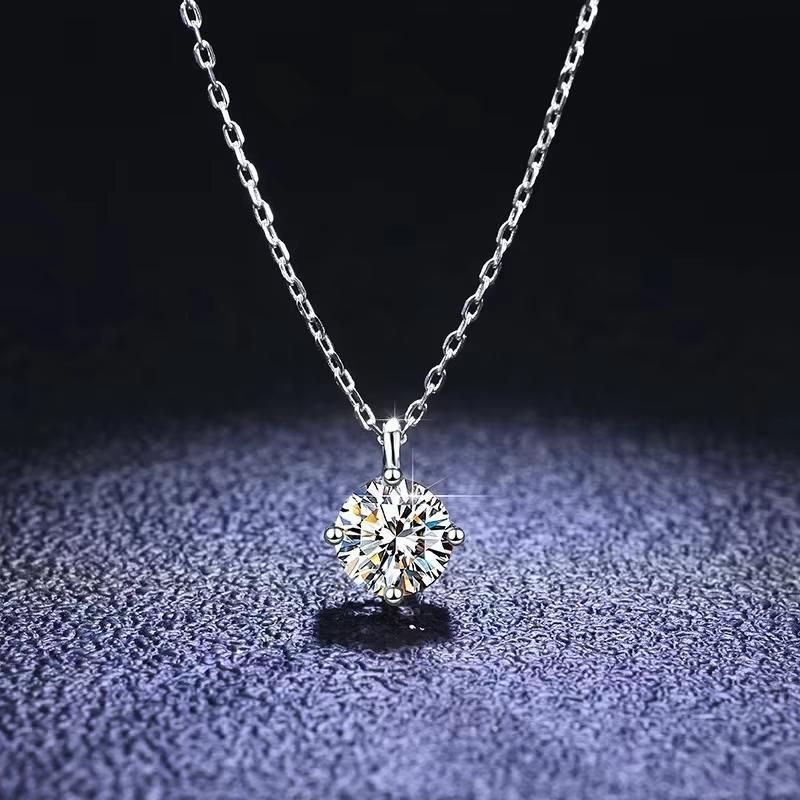 5109 エレガント ネックレス レディース ダイヤ 感 ゴージャス 定番 シルバー925 S925 シンプル 大粒 結婚式