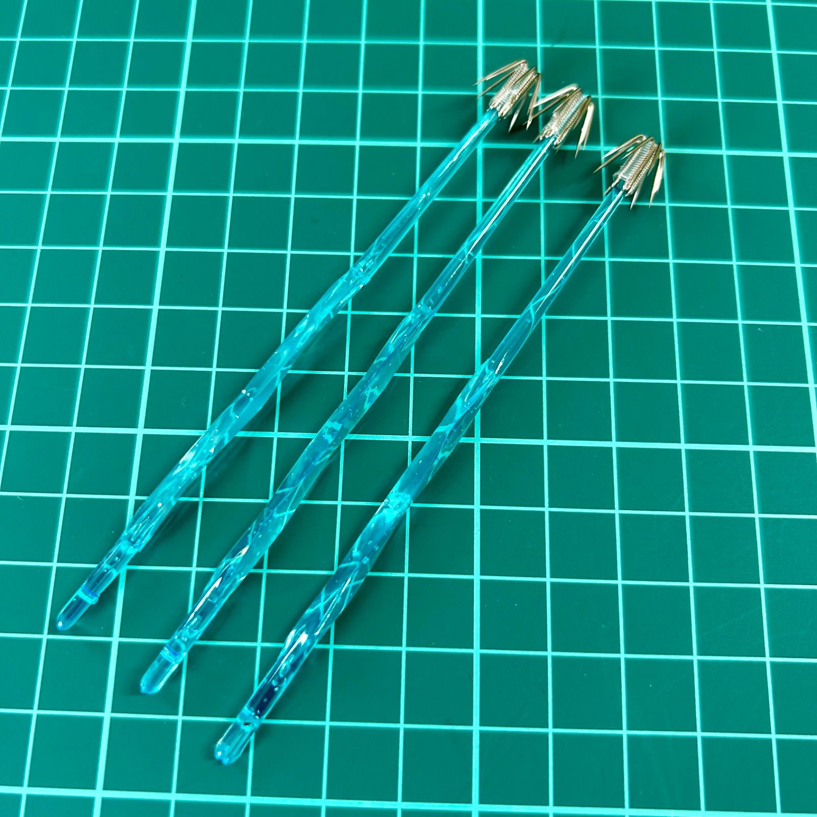 YO-ZURI ヨーヅリ イカ角 ミラクル針 サイズ11cm 0.6mm 1段針 ブルー