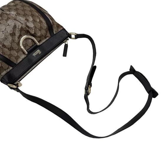 【人気】グッチ☆GG　アビー　ワンショルダー　キャンバス　レザー　ブラック GUCCI グッチ グッチシマ スカーレット レザー ブラック 282298