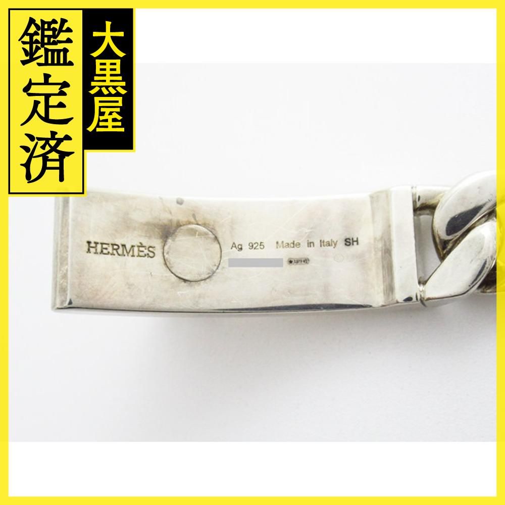 HERMES　エルメス　ケリーグルメットGMブレスレット　SV925　約72.1g　 2143000642684　【432】