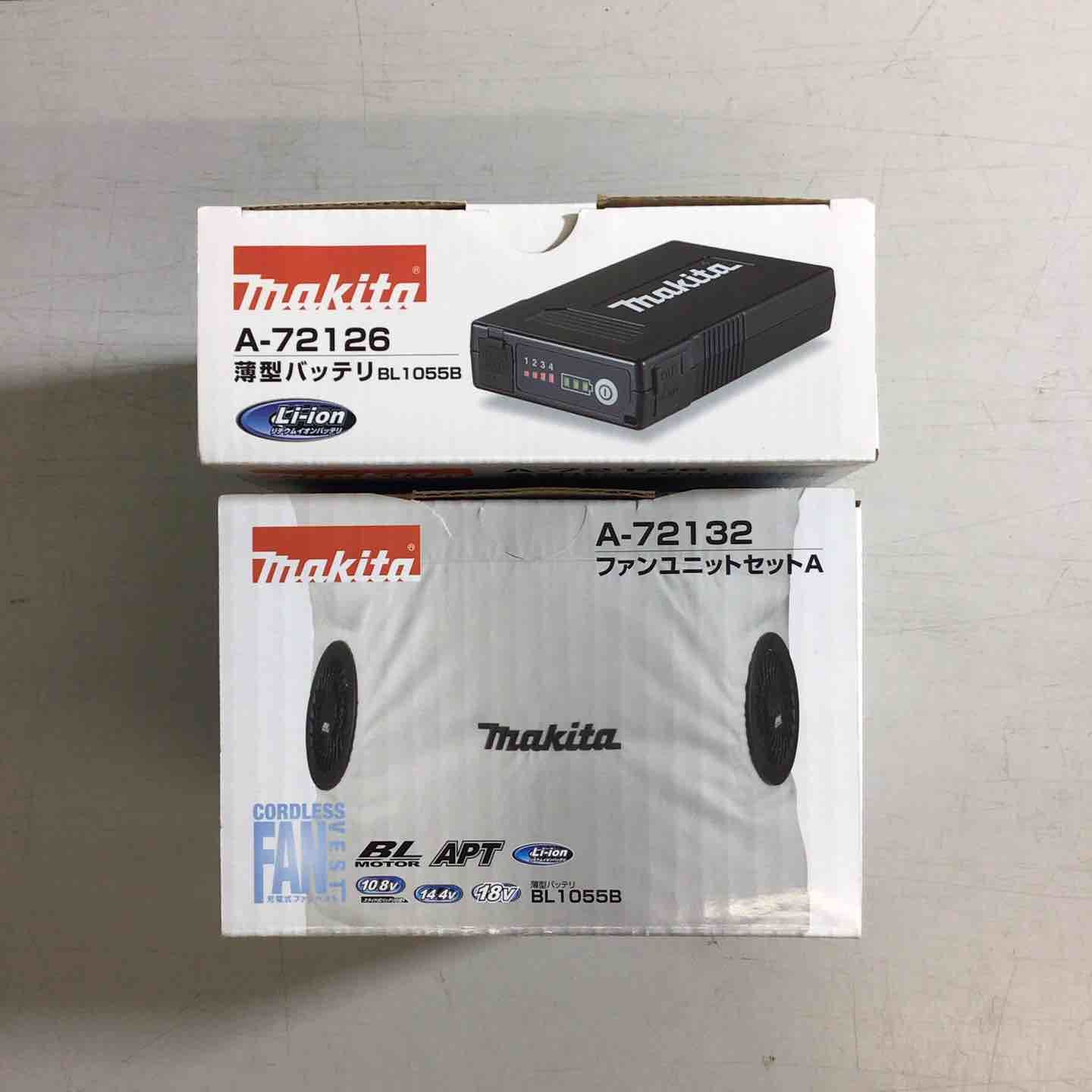 未使用品】マキタ 新・ファンユニットセット品 A-72132 BL1055B