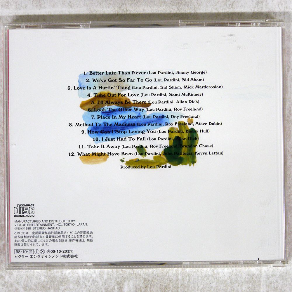 【中古】 ルック・ジ・アザー・ウェイ/ＣＤ/VICP-60497 国内盤 LOU PARDINI/LOOK THE OTHER WAY/VICTOR VICP60497 CD