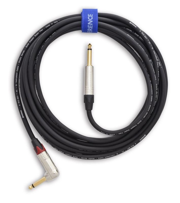 Reference Cables RIC-S01 レコーディング用 黒 ストレート-Ｌ字 6m