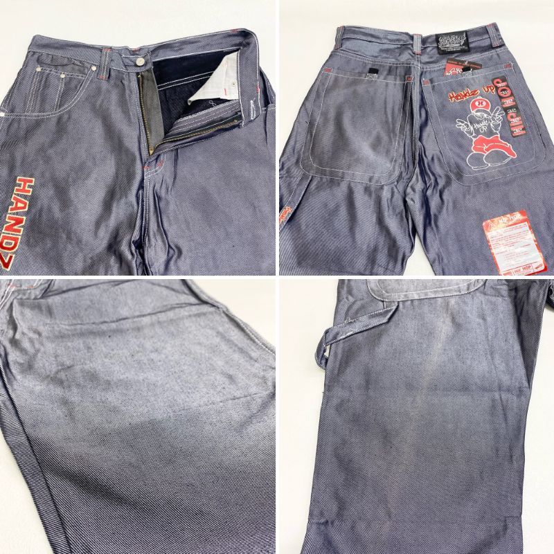 00's Deadstock SCHOOL OF HARD KNOCKS バギー デニム