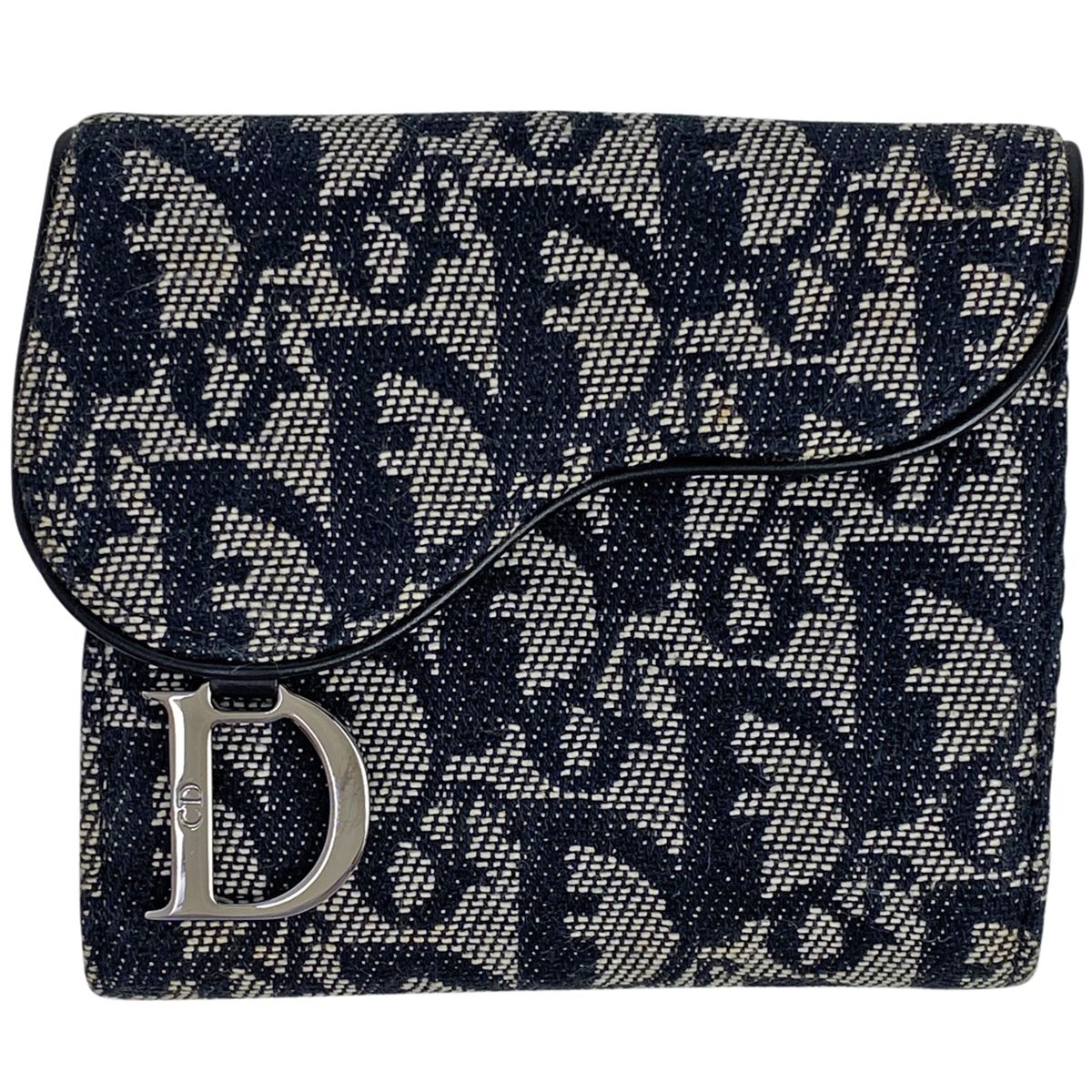 クリスチャンディオール Christian Dior トロッター柄 二つ折り財布