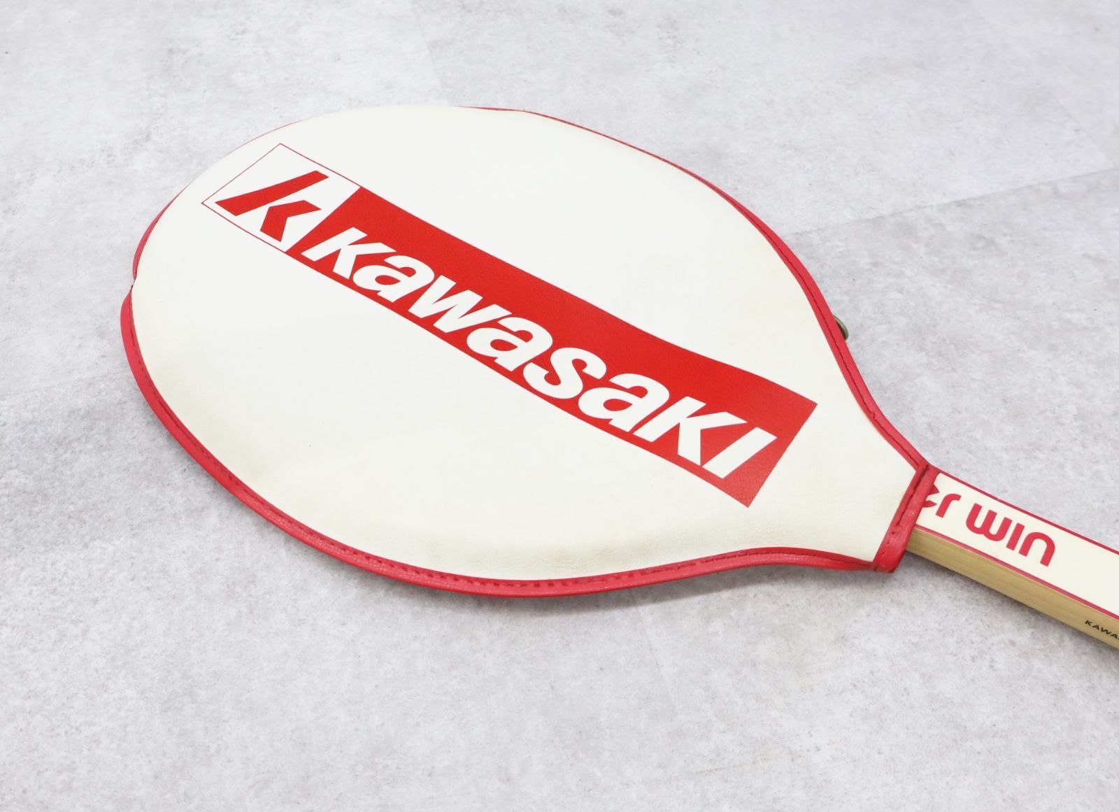 △スポーツ用品 木製 ビンテージ｜テニスラケット｜KAWASAKI