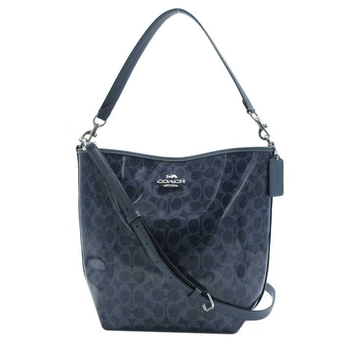 コーチ ショルダーバッグ COACH シグネチャー シティ ラージ バケットバッグ 2WAY 斜め掛け CAK29 SV|D9 アウトレット レディース