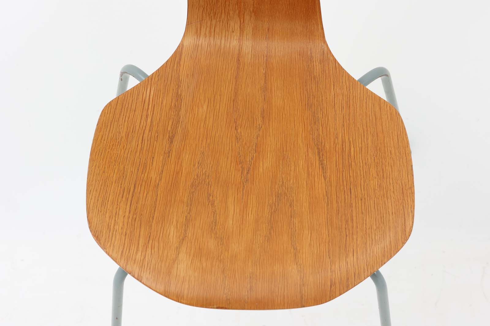 Fritz Hansen(フリッツ・ハンセン) Ｔチェア オーク材 Arne Jacobsen(アルネ・ヤコブセン) 北欧家具ビンテージ/DK12895  - メルカリ