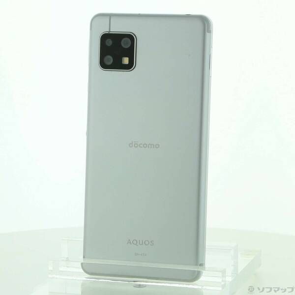 中古品〕 AQUOS sense4 64GB シルバー SH-41A docomo【262】 sense4