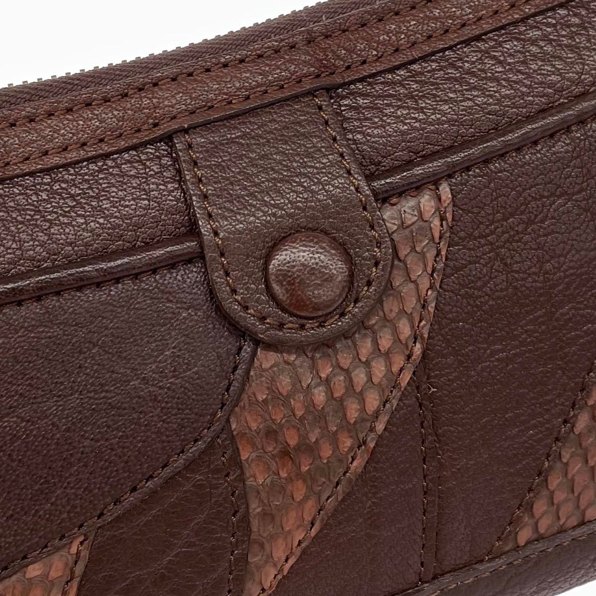 IBIZAイビサレザー製マルチカラー長財布 IBIZA（イビサ）カラフルメッシュ ラウンドファスナー長財布
