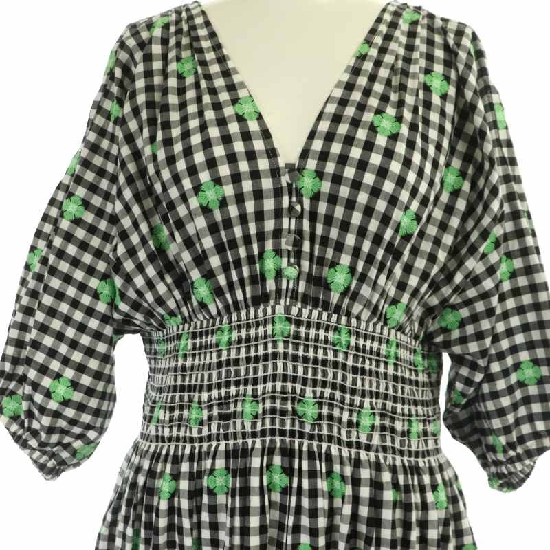 ケイトスペード KATE SPADE Gingham Voile Midi Dress ギンガム