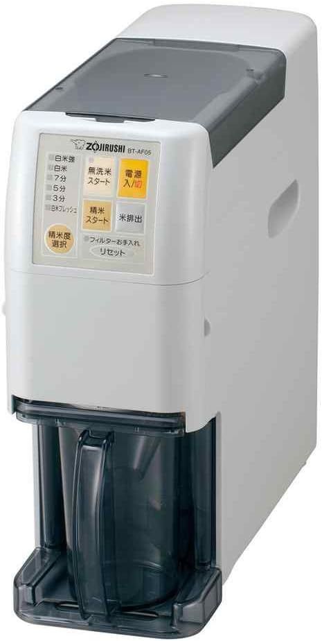 象印 家庭用無洗米精米機 圧力循環式 2～5合 グレー BT-AF05-HA